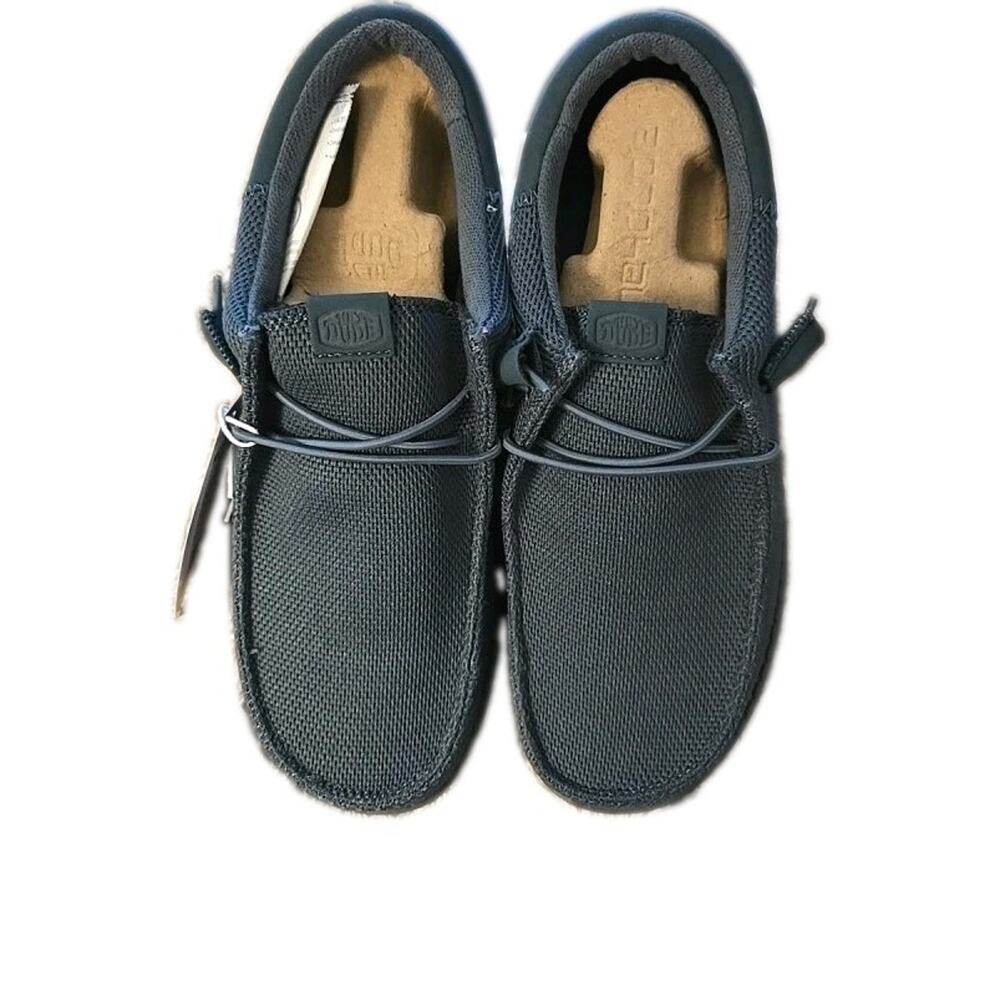 Hey Dude Men's Wally Funk Mono Dark Slate-Brand New!
